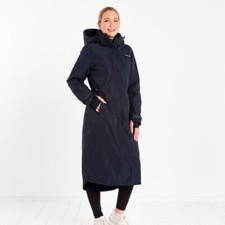 Harry Hall All-Weather Full Length Riding Jacket Dark Navy