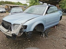 2005 AUDI A4 S4 CONVERTIBLE 1.8t quattro breaking bonnet wings doors bumper blue