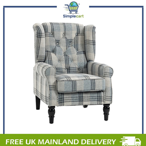 Accent chair wingback armchair - chair,