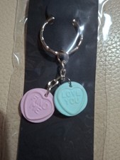  Love Hearts Keyring Great
