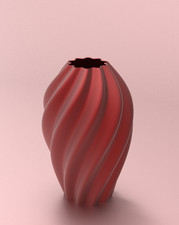 Aurelia Vase – Modern Spiral