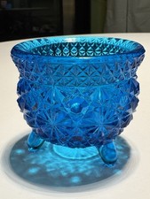 Cobalt blue scalloped edge