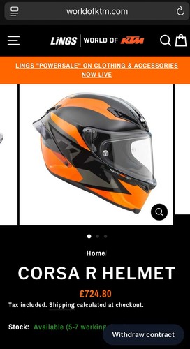 Agv corsa motorcycle helmet - r,