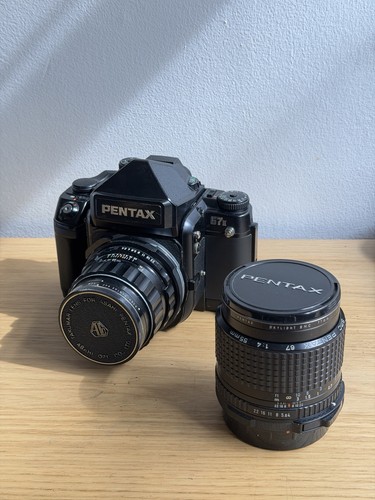Pentax 67ii with - , 105mm
