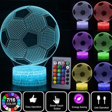 Led illusion football night - led,