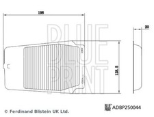 BLUE PRINT ADBP250044 Traction
