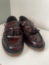Mod Shoes - The Prince ‘Air Cushion’ Soles – Oxblood Tassel Loafers