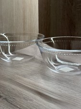 IKEA Glass Dessert Bowls Set 2