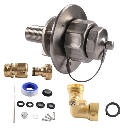 Motorhome water inlet check - water,