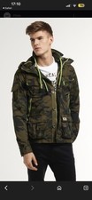 Superdry Camo Jacket Mens size