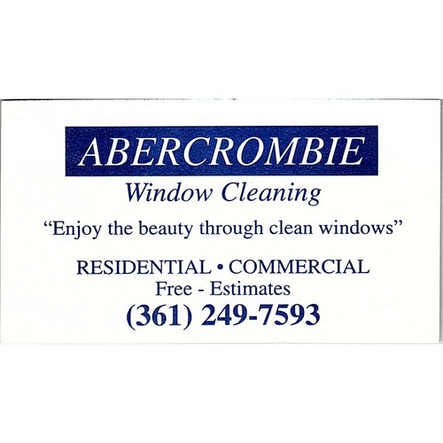 Abercrombie window cleaning - abercrombie,