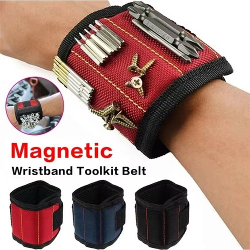 Magnetic wristband tool holder - magnetic,