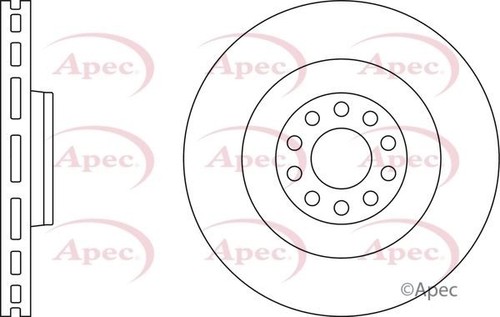 Rear axle brake - discs, set