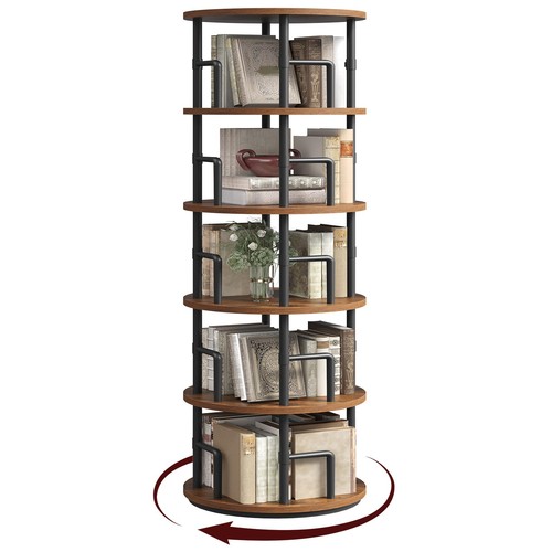 Mahancris rotating bookshelf - rotating,