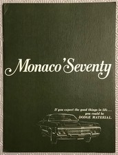 DODGE Monaco 1970 USA Car