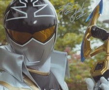 CAMERON JEBO as Orion Silver Super Megaforce Power Ranger GENUINE  AUTOGRAPH