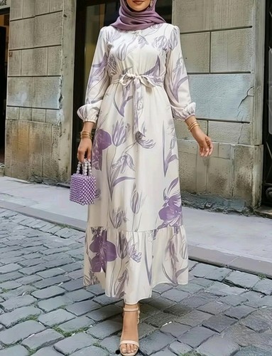 Women elegant lilac floral - lilac,