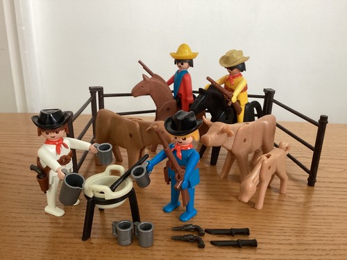 Vintage playmobil 3484 cowboys - playmobil,