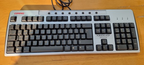 Compaq 0133 black silver - kb-0133,