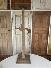 Vintage Limed Oak Plant Stand Jardiniere Pedestal Art Deco Manner