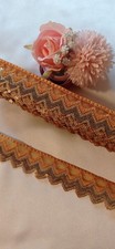 4 Meters Fancy Mustard Embroidery (Bridal Saree Sew On Trim Edge Border Lace