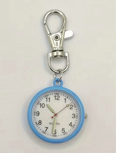Blue quartz clock - blue,
