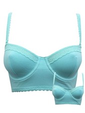 Victoria's Secret 2 PACK Lace Contour Cotton Multiway Longline Bra