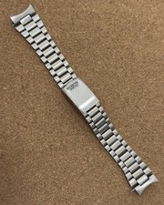 19mm Vintage SEIKO Stainless Steel Bracelet with ending links premium Quality