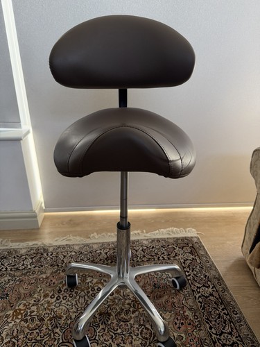 Saddle stool with wheels - wheels,