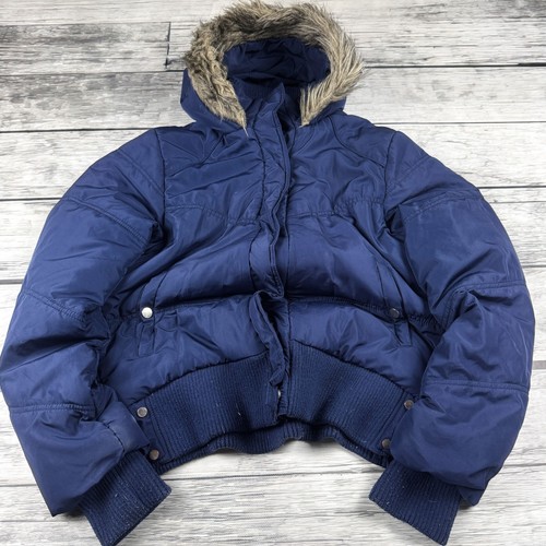 Mens cropped fur hood - mens, puffer