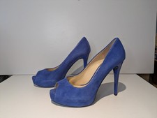 Guess Blue Peep Toe Platform