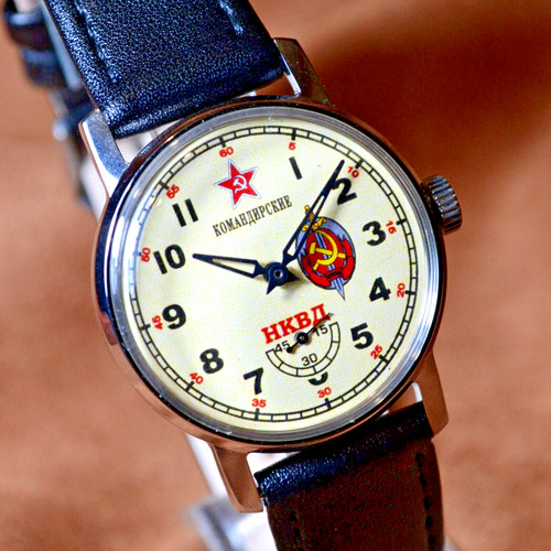 Soviet wrist watch pobeda - soviet,