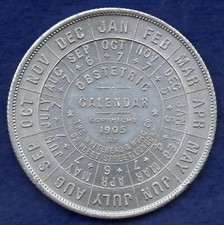 Calendar medal 1905 - 1905, 'virol'