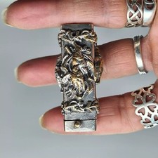 Antique silver plated vesta - silver,