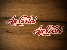 2x aircooled sticker air cooled bus tuning vintage old school air boxer #247