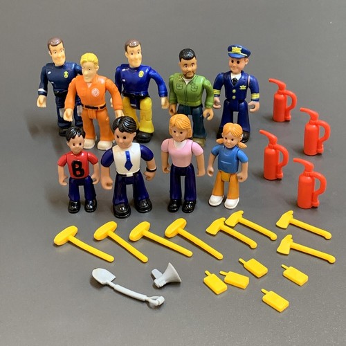 Lot accessory 9 fireman - 19, &