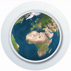 Earth globe car tax - earth, disc