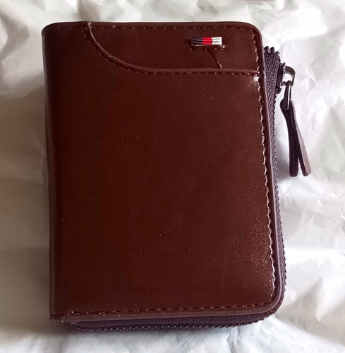 Men brown leather zip - men's,