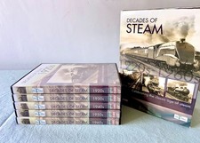 Decades Of Steam DVD Box Set 1920s To 1960s 5x DVDs - The Classic Age Of Steam -