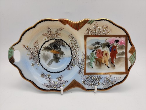 Antique kutani porcelain plate - kutani,