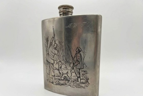 Vintage pinder bros pewter hip - vintage,
