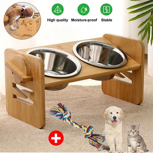 Dog food feeding stand - dog, station