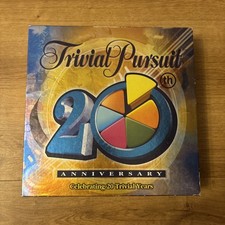 Trivial Pursuit 20th Anniversary Edition Board Game Hasbro 2004 Complete