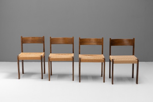 Set four dining chairs - four,
