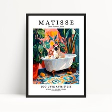 Siamese Cat Bath Tub Print –
