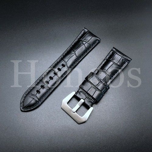 Big 24mm gator leather watch - 24mm,