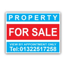 Property For Sale Sign Boards Personalised Correx Estate Agent Signs x2 45