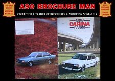 RARE 1982 TOYOTA CARINA 1.6 SALOON & ESTATE UK MARKET SALES BROCHURE / CATALOGUE