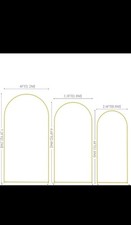 Large Wedding Arch Door Backdrop Stand Flower Display Frame  7.2ft x4ft 