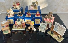 5 Set Pieces & 7 Figurines from The Peter Fagan Teddy Bear Collection